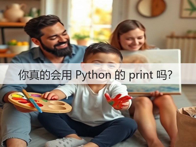 你真的会用 Python 的 print 吗?(图1) 你真的会用 Python 的 print 吗?(图1)