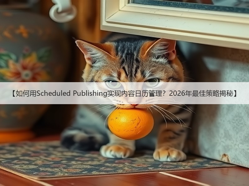 【如何用Scheduled Publishing实现内容日历管理？2026年最佳策略揭秘】