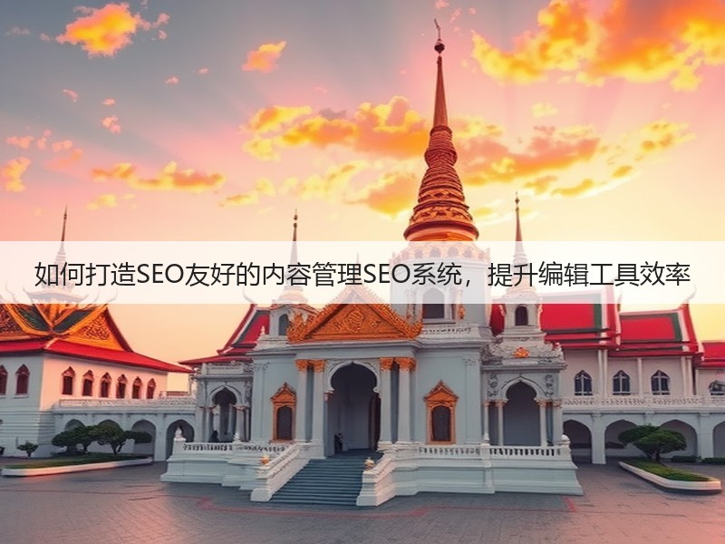 如何打造SEO友好的内容管理SEO系统,提升编辑工具效率(图3) 如何打造SEO友好的内容管理SEO系统,提升编辑工具效率(图3)