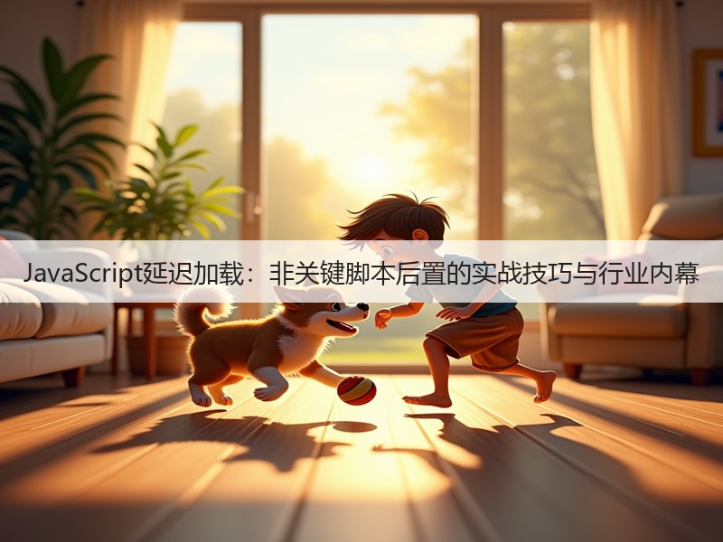 JavaScript延迟加载:非关键脚本后置的实战技巧与行业内幕(图3) JavaScript延迟加载:非关键脚本后置的实战技巧与行业内幕(图3)