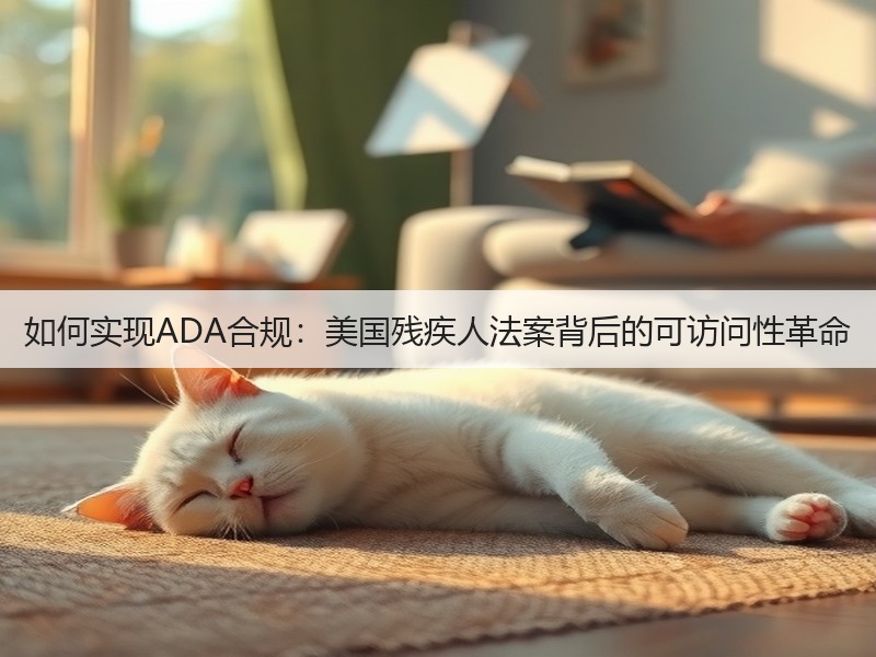 如何实现ADA合规：美国残疾人法案背后的可访问性革命(图1)