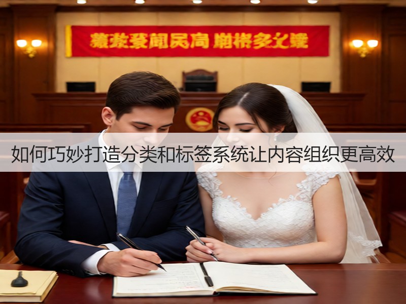 如何巧妙打造分类和标签系统让内容组织更高效(图2) 如何巧妙打造分类和标签系统让内容组织更高效(图2)