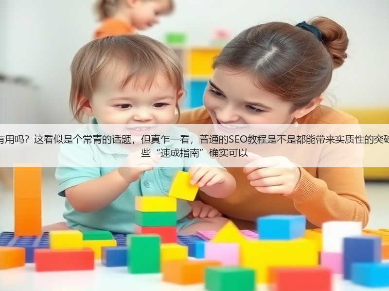 网上一些简单的SEO教程资料有用吗？这看似是个常青的话题，但真乍一看，普通的SEO教程是不是都能带来实质性的突破？答案远比你想象的复杂。一些“速成指南”确实可以(图3)