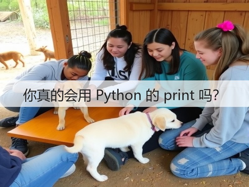 你真的会用 Python 的 print 吗?(图2) 你真的会用 Python 的 print 吗?(图2)