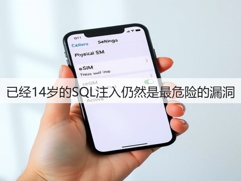 已经14岁的SQL注入仍然是最危险的漏洞(图1)