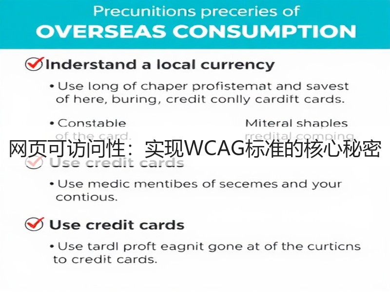 网页可访问性：实现WCAG标准的核心秘密(图3)