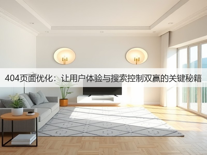 404页面优化：让用户体验与搜索控制双赢的关键秘籍(图1)