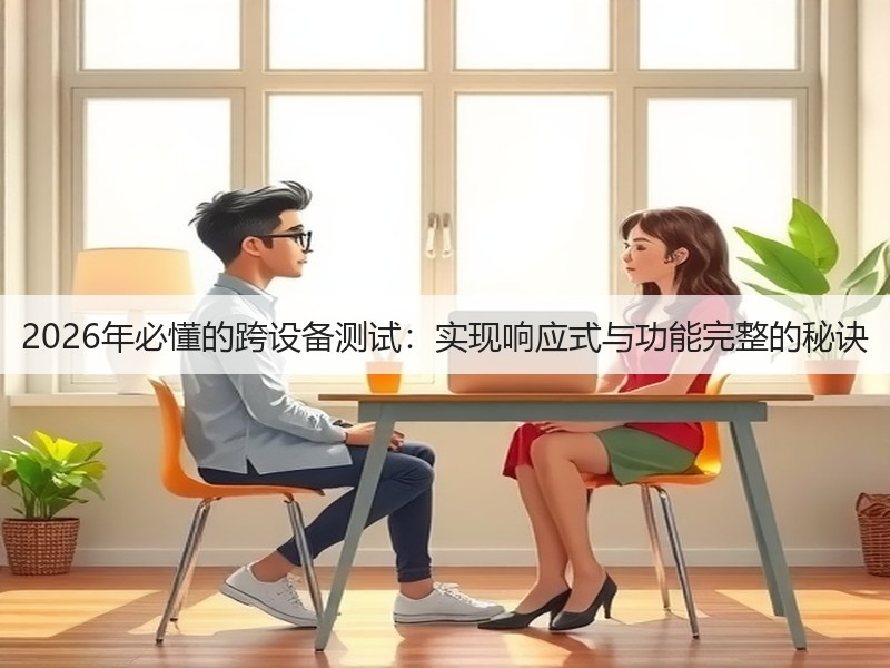 2026年必懂的跨设备测试:实现响应式与功能完整的秘诀(图2) 2026年必懂的跨设备测试:实现响应式与功能完整的秘诀(图2)
