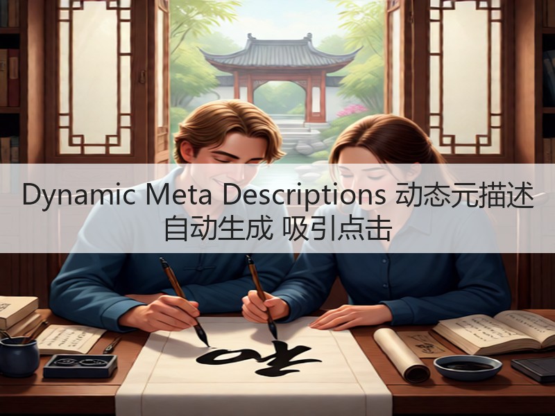 Dynamic Meta Descriptions 动态元描述 自动生成 吸引点击(图3) Dynamic Meta Descriptions 动态元描述 自动生成 吸引点击(图3)