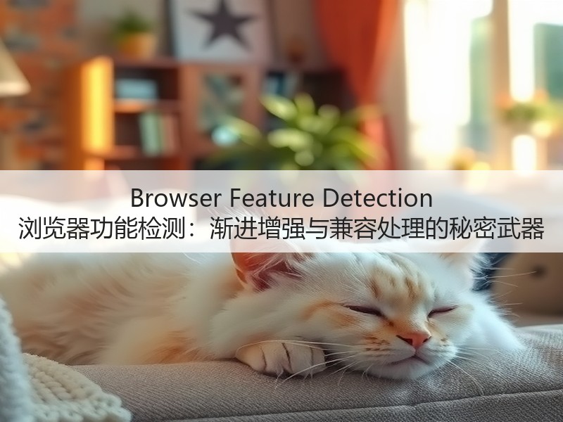 Browser Feature Detection 浏览器功能检测:渐进增强与兼容处理的秘密武器(图2) Browser Feature Detection 浏览器功能检测:渐进增强与兼容处理的秘密武器(图2)