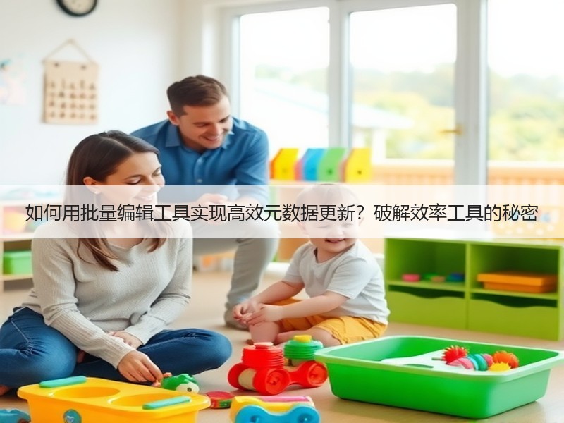 如何用批量编辑工具实现高效元数据更新？破解效率工具的秘密