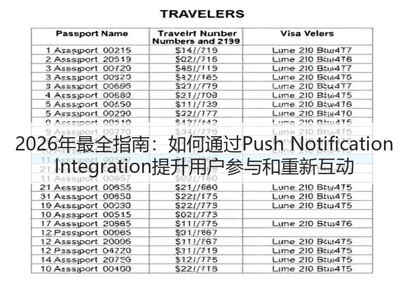 2026年最全指南:如何通过Push Notification Integration提升用户参与和重新互动(图3) 2026年最全指南:如何通过Push Notification Integration提升用户参与和重新互动(图3)