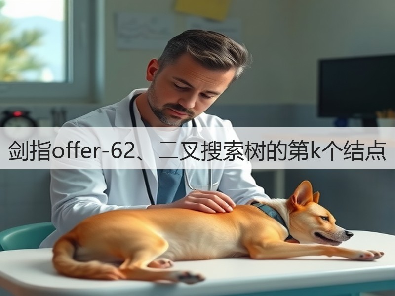 剑指offer-62、⼆叉搜索树的第k个结点(图2)