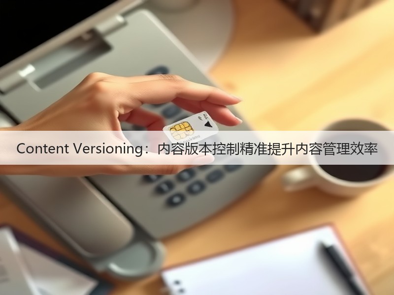 Content Versioning：内容版本控制精准提升内容管理效率(图3)