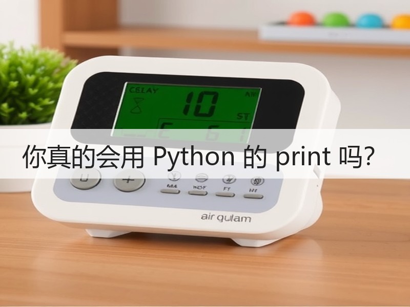 你真的会用 Python 的 print 吗？