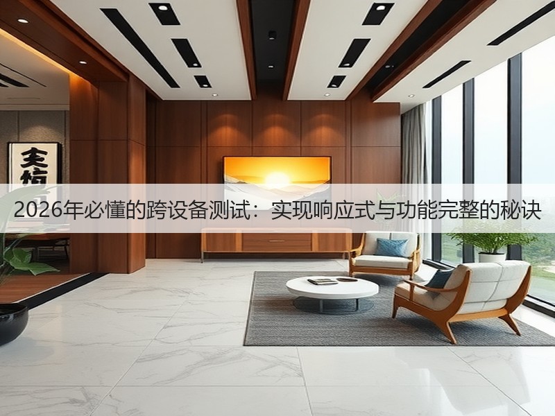 2026年必懂的跨设备测试:实现响应式与功能完整的秘诀(图3) 2026年必懂的跨设备测试:实现响应式与功能完整的秘诀(图3)