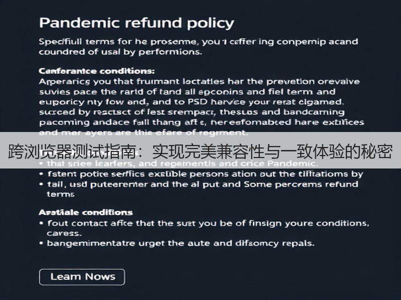 跨浏览器测试指南：实现完美兼容性与一致体验的秘密(图2)