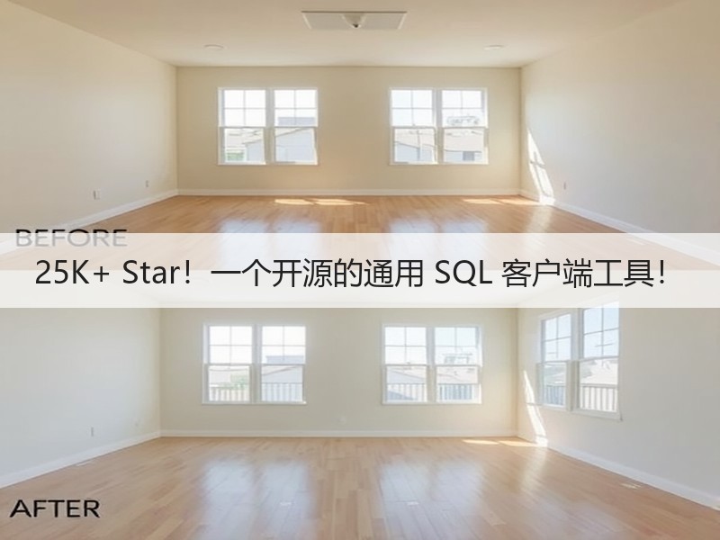 25K+ Star！一个开源的通用 SQL 客户端工具！