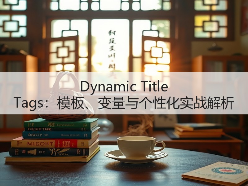 Dynamic Title Tags:模板、变量与个性化实战解析(图2) Dynamic Title Tags:模板、变量与个性化实战解析(图2)