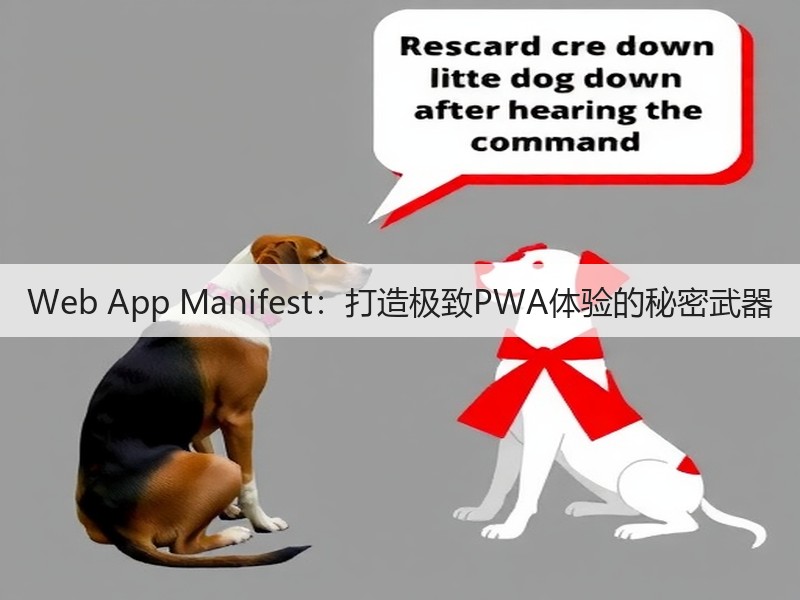 Web App Manifest：打造极致PWA体验的秘密武器(图2)