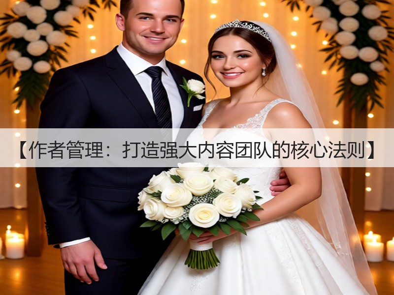 【作者管理：打造强大内容团队的核心法则】(图2)