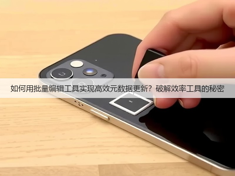 如何用批量编辑工具实现高效元数据更新?破解效率工具的秘密(图3) 如何用批量编辑工具实现高效元数据更新?破解效率工具的秘密(图3)