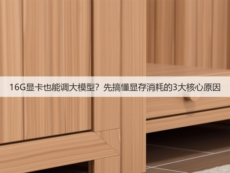 16G显卡也能调大模型？先搞懂显存消耗的3大核心原因(图2)