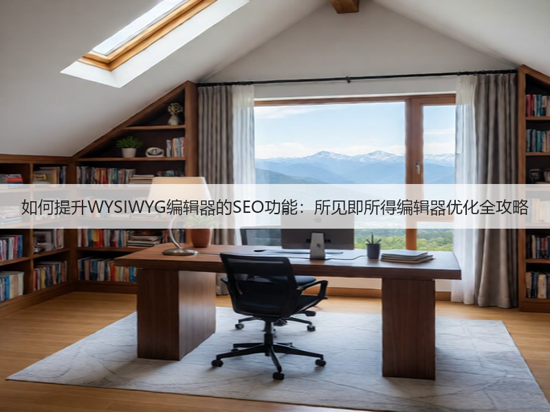如何提升WYSIWYG编辑器的SEO功能:所见即所得编辑器优化全攻略(图3) 如何提升WYSIWYG编辑器的SEO功能:所见即所得编辑器优化全攻略(图3)