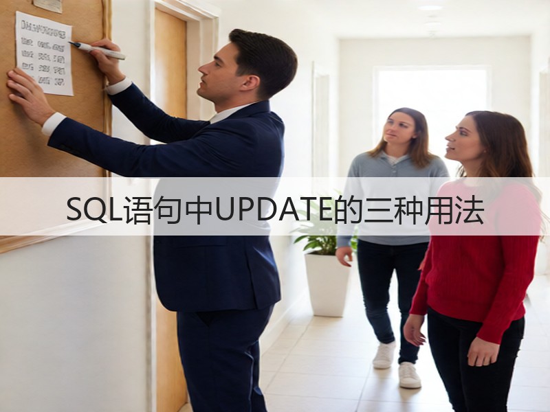 SQL语句中UPDATE的三种用法(图3) SQL语句中UPDATE的三种用法(图3)