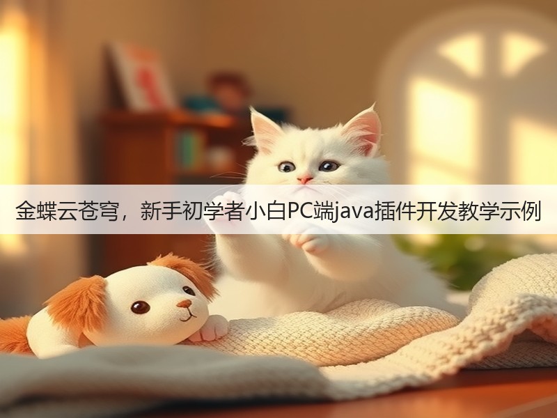 金蝶云苍穹，新手初学者小白PC端java插件开发教学示例(图1)