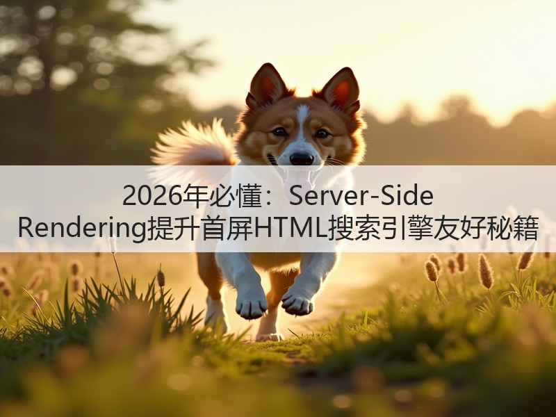 2026年必懂:Server-Side Rendering提升首屏HTML搜索引擎友好秘籍(图2) 2026年必懂:Server-Side Rendering提升首屏HTML搜索引擎友好秘籍(图2)