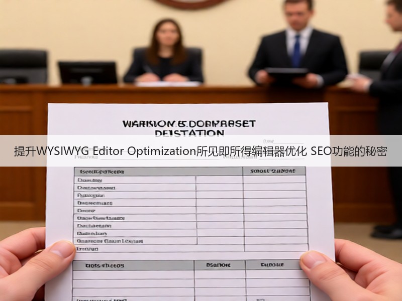 提升WYSIWYG Editor Optimization所见即所得编辑器优化 SEO功能的秘密(图3) 提升WYSIWYG Editor Optimization所见即所得编辑器优化 SEO功能的秘密(图3)