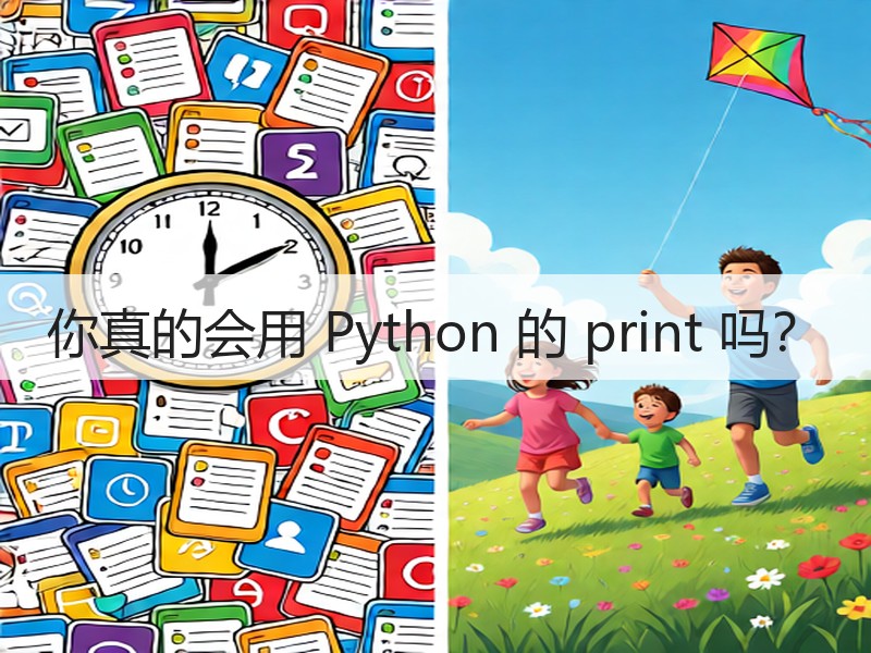 你真的会用 Python 的 print 吗？