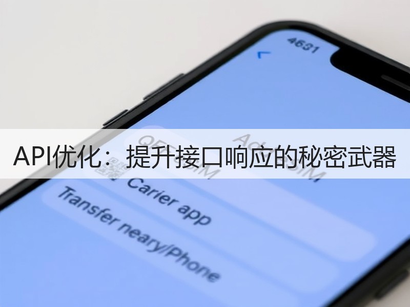 API优化：提升接口响应的秘密武器