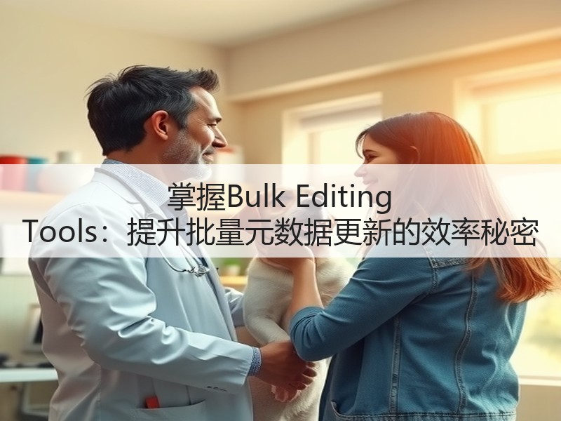 掌握Bulk Editing Tools:提升批量元数据更新的效率秘密(图3) 掌握Bulk Editing Tools:提升批量元数据更新的效率秘密(图3)