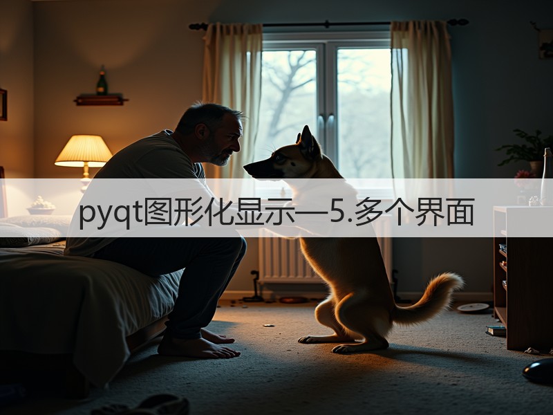 pyqt图形化显示—5.多个界面(图1)