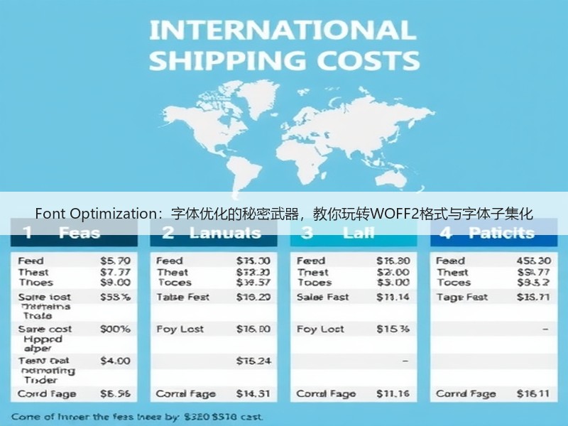 Font Optimization：字体优化的秘密武器，教你玩转WOFF2格式与字体子集化(图3)