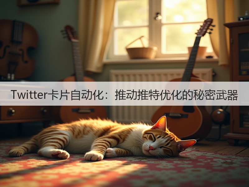 Twitter卡片自动化:推动推特优化的秘密武器(图1) Twitter卡片自动化:推动推特优化的秘密武器(图1)