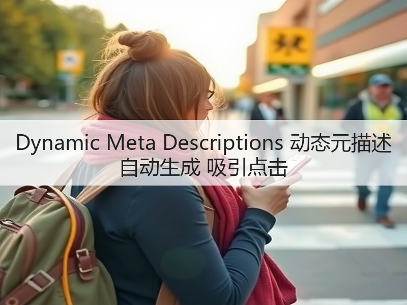 Dynamic Meta Descriptions 动态元描述 自动生成 吸引点击(图2) Dynamic Meta Descriptions 动态元描述 自动生成 吸引点击(图2)