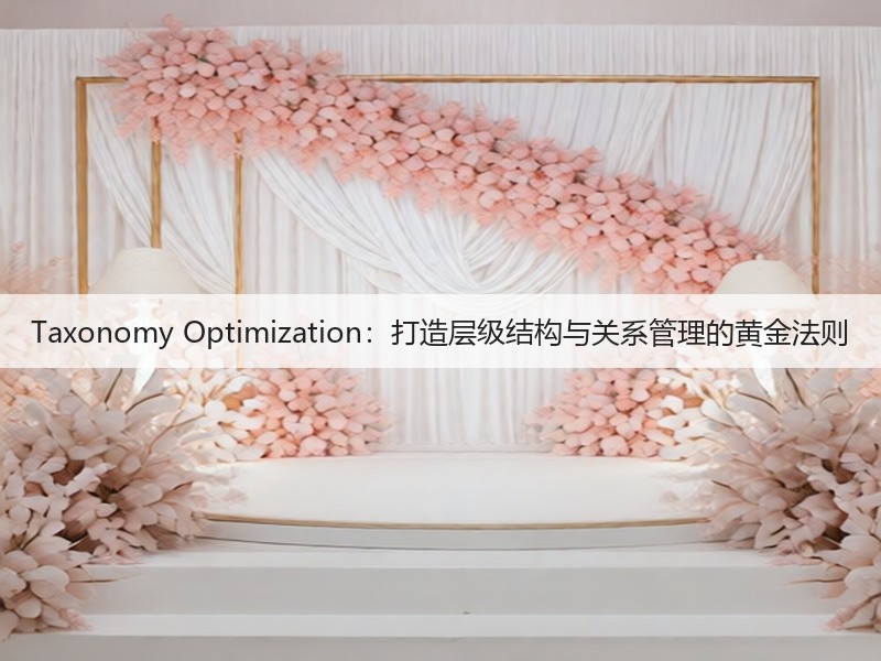 Taxonomy Optimization:打造层级结构与关系管理的黄金法则(图2) Taxonomy Optimization:打造层级结构与关系管理的黄金法则(图2)