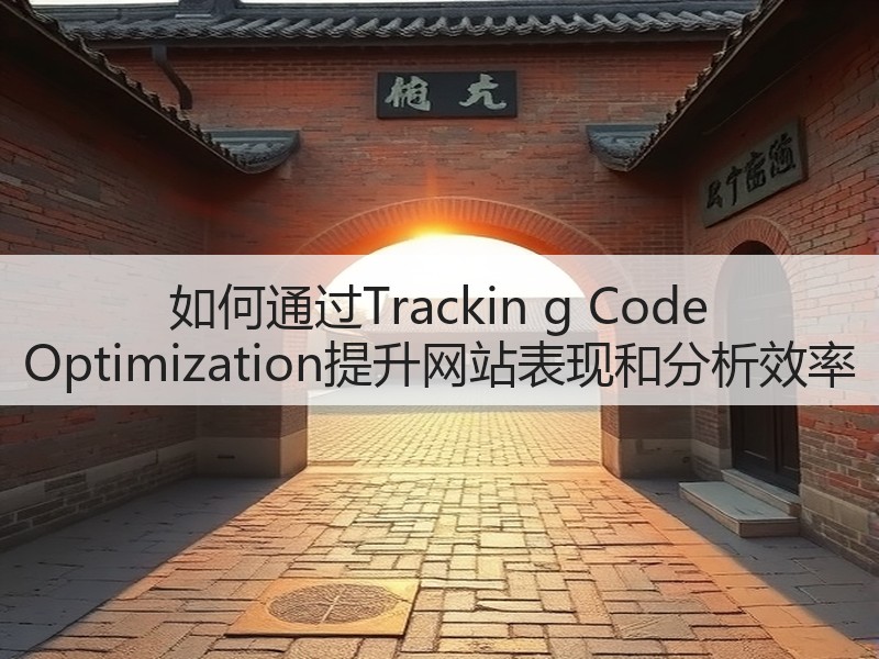 如何通过Trackin g Code Optimization提升网站表现和分析效率(图1)