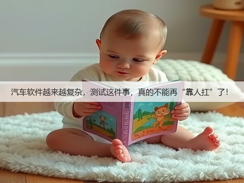 汽车软件越来越复杂，测试这件事，真的不能再“靠人扛”了！(图1)