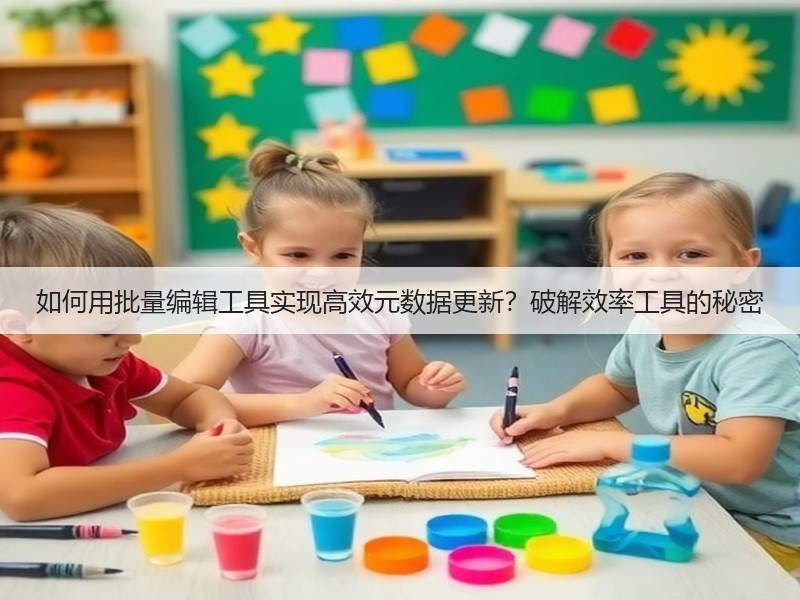 如何用批量编辑工具实现高效元数据更新?破解效率工具的秘密(图2) 如何用批量编辑工具实现高效元数据更新?破解效率工具的秘密(图2)
