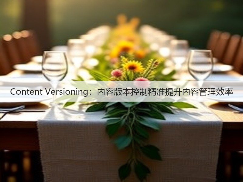 Content Versioning:内容版本控制精准提升内容管理效率(图3) Content Versioning:内容版本控制精准提升内容管理效率(图3)