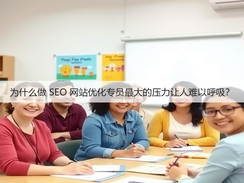 为什么做 SEO 网站优化专员最大的压力让人难以呼吸？(图3)
