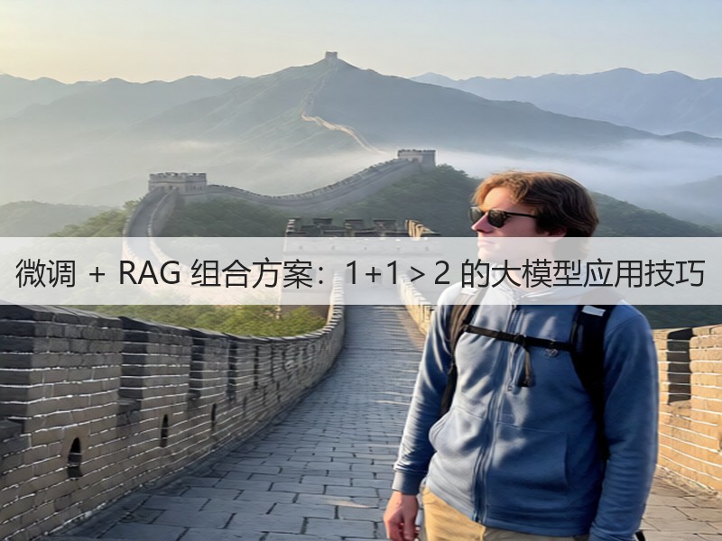 微调 + RAG 组合方案：1+1＞2 的大模型应用技巧(图3)