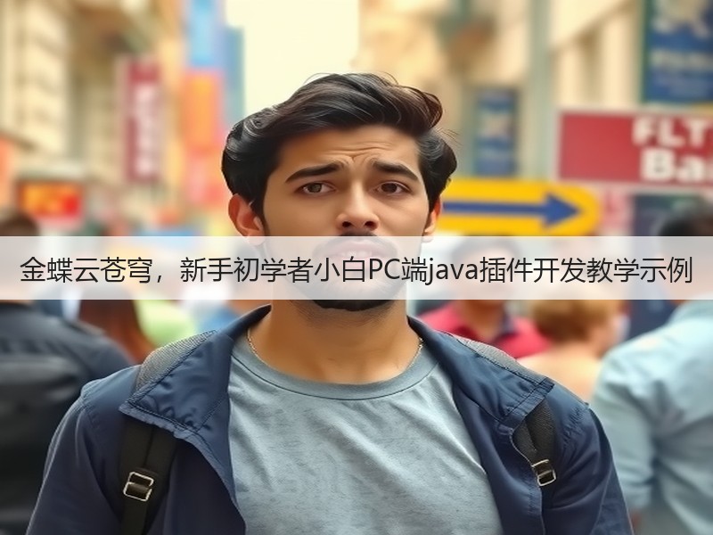 金蝶云苍穹，新手初学者小白PC端java插件开发教学示例(图1)