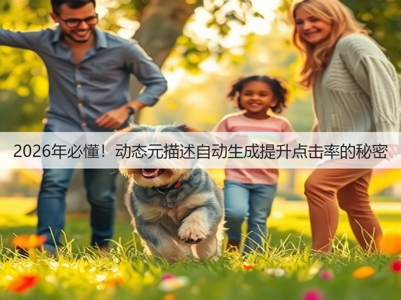 2026年必懂!动态元描述自动生成提升点击率的秘密(图2) 2026年必懂!动态元描述自动生成提升点击率的秘密(图2)