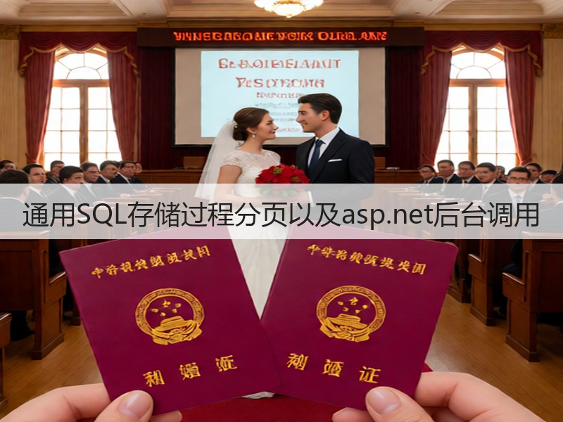 通用SQL存储过程分页以及asp.net后台调用(图3)