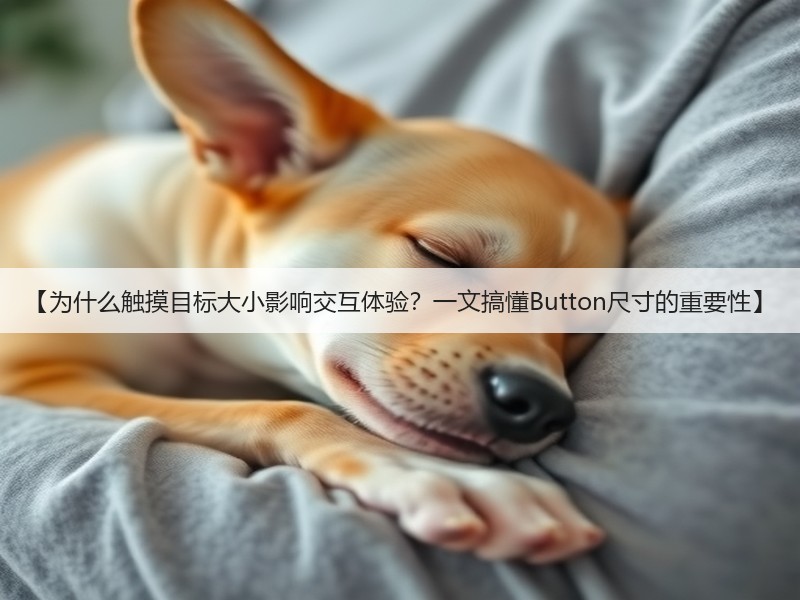 【为什么触摸目标大小影响交互体验?一文搞懂Button尺寸的重要性】(图3) 【为什么触摸目标大小影响交互体验?一文搞懂Button尺寸的重要性】(图3)